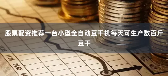 股票配资推荐一台小型全自动豆干机每天可生产数百斤豆干