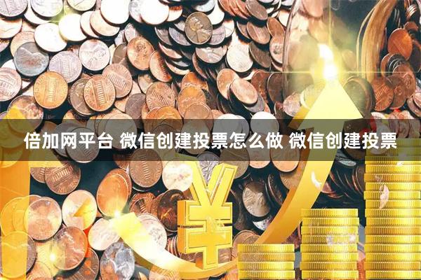 倍加网平台 微信创建投票怎么做 微信创建投票